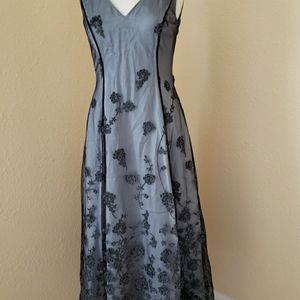 NWT Adrianna Papell Black Shimmer formal dress, Size 6p